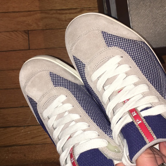 Mens prada sneakers size 9 - Picture 3 of 8